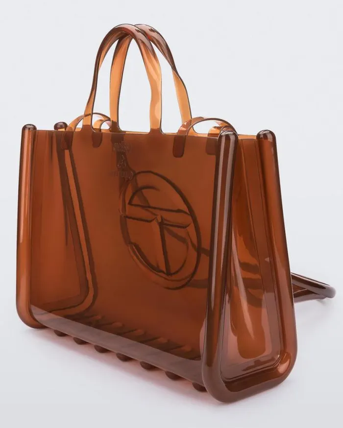 Handbags Women Melissa Large Jelly Shopper Brown
