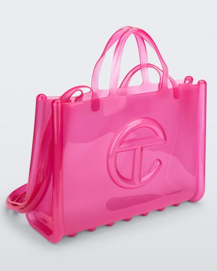 Handbags Women Melissa Large Jelly Shopper Pink
