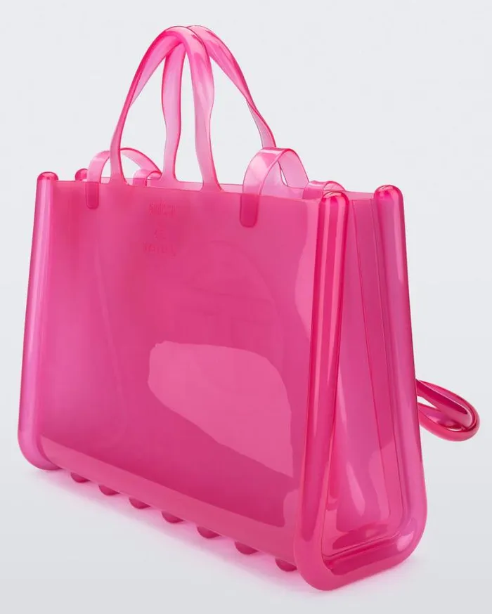 Handbags Women Melissa Large Jelly Shopper Pink