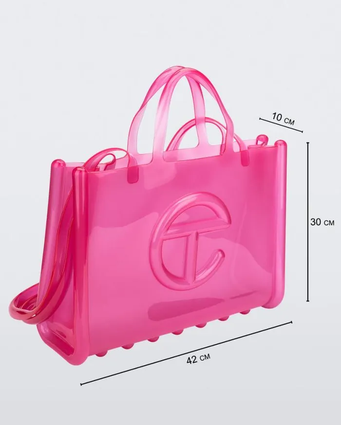 Handbags Women Melissa Large Jelly Shopper Pink