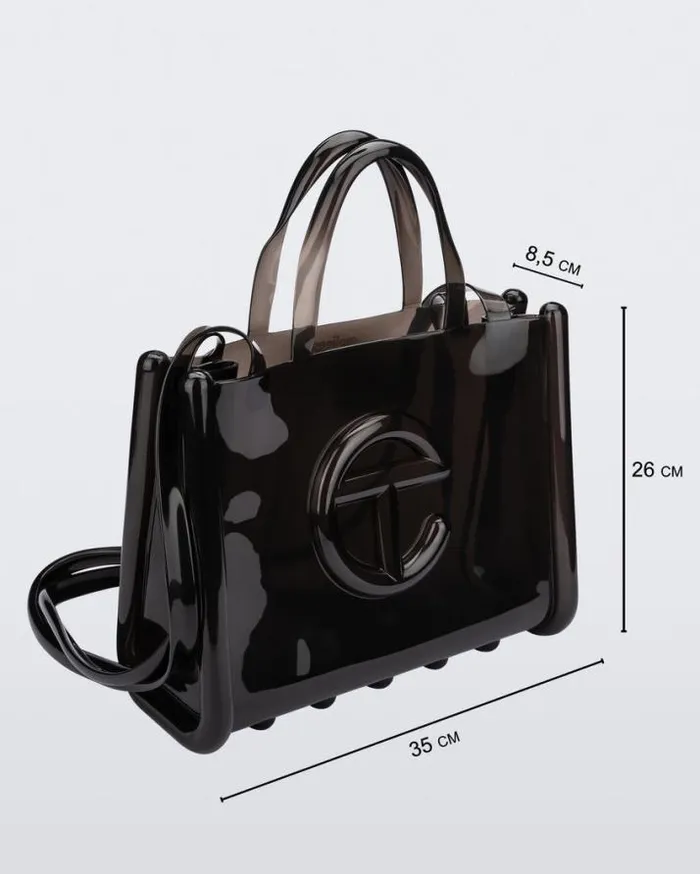 Handbags Women Melissa Medium Jelly Shopper Black