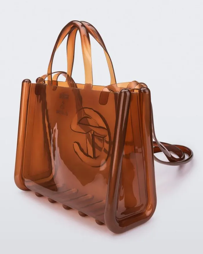 Handbags Women Melissa Medium Jelly Shopper Brown