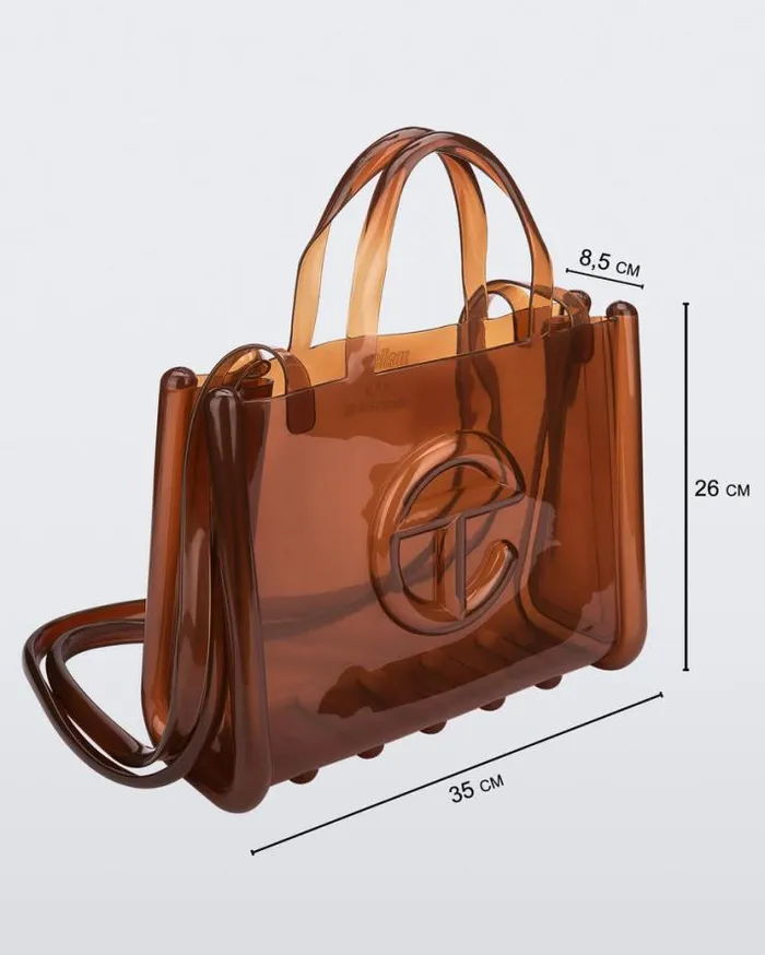 Handbags Women Melissa Medium Jelly Shopper Brown