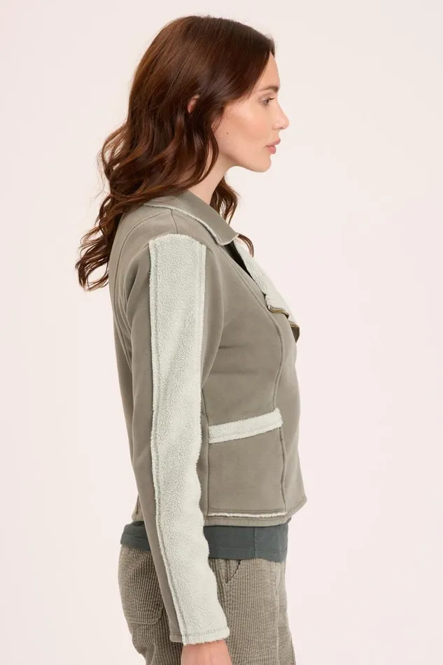 Hanford Moto Jacket Grove Pigment Clothing XCVI Jackets