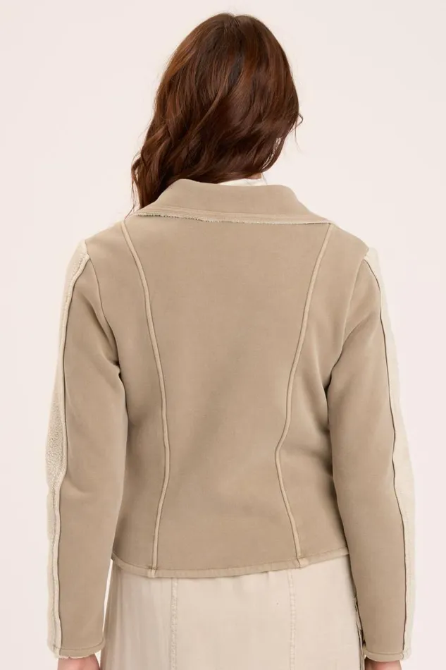 Hanford Moto Jacket Tanglewood Pigment Clothing XCVI Jackets