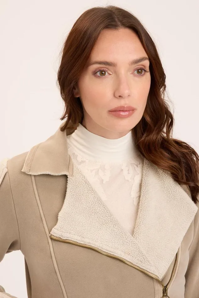 Hanford Moto Jacket Tanglewood Pigment Clothing XCVI Jackets