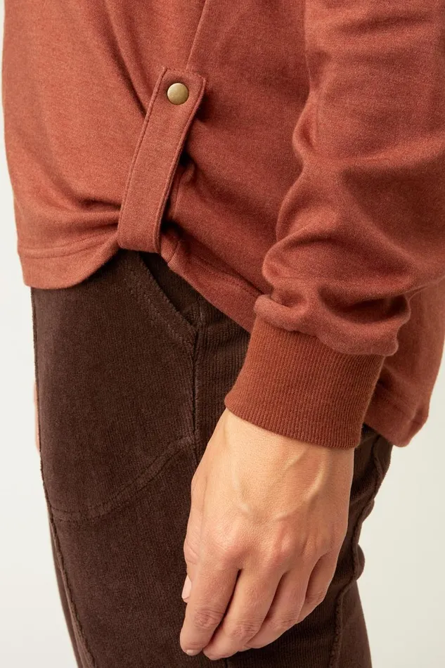Harriet Pullover Dark Nubuck Clothing XCVI Sweatshirts