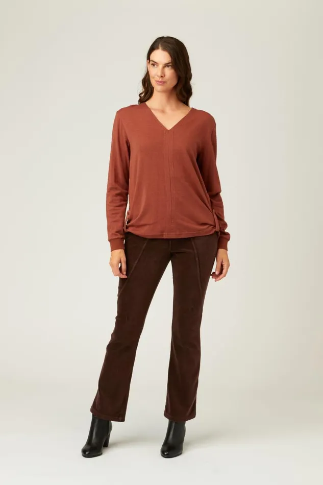 Harriet Pullover Dark Nubuck Clothing XCVI Sweatshirts