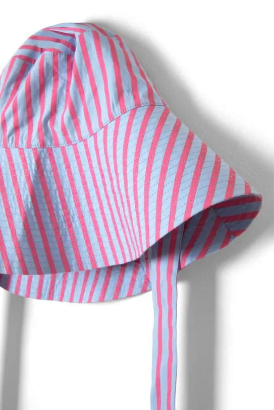 Hats Accessories Damson Madder Bucket Hat 8211 Pink and Blue Stripe