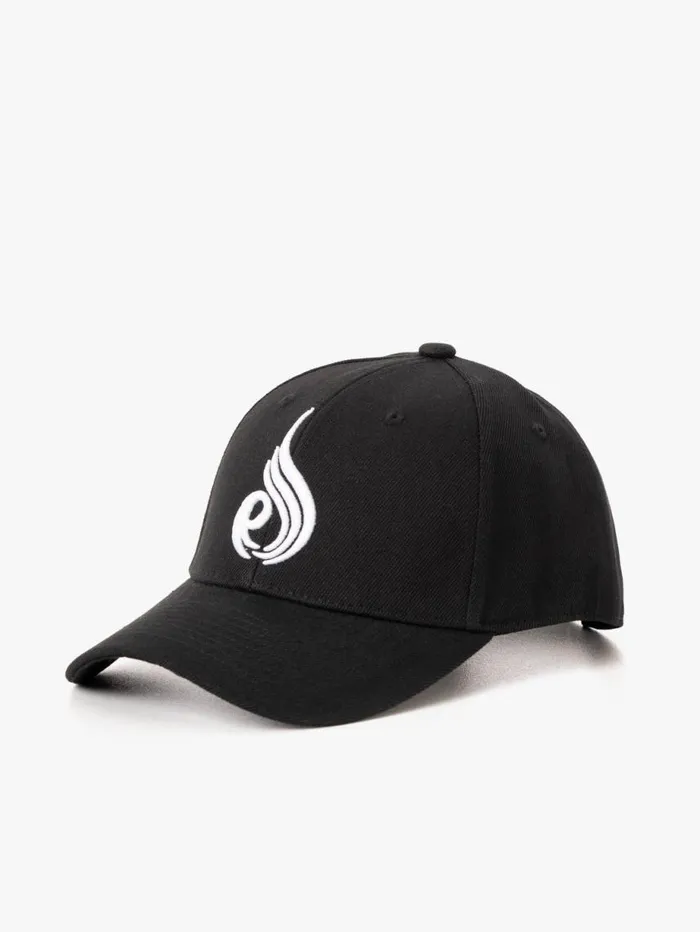 Hats Womens Ryderwear Cap Blackwhite