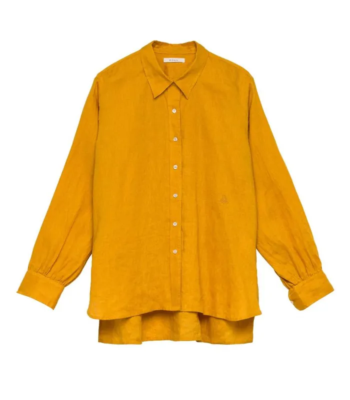 HAVA LINEN TOP Sunflower Shop DEN Tops