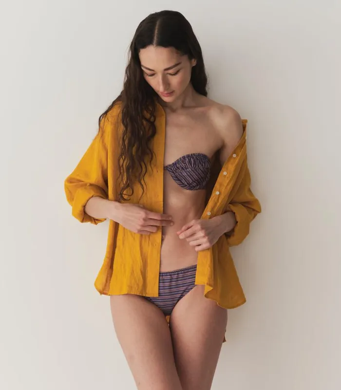 HAVA LINEN TOP Sunflower Shop DEN Tops