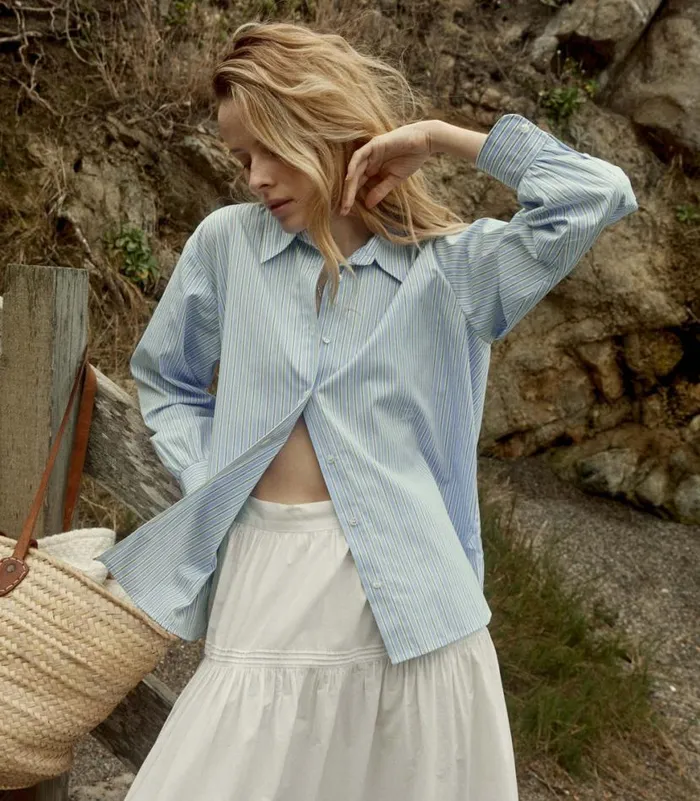 HAVA TOP Santorini Stripe Shop DEN Tops