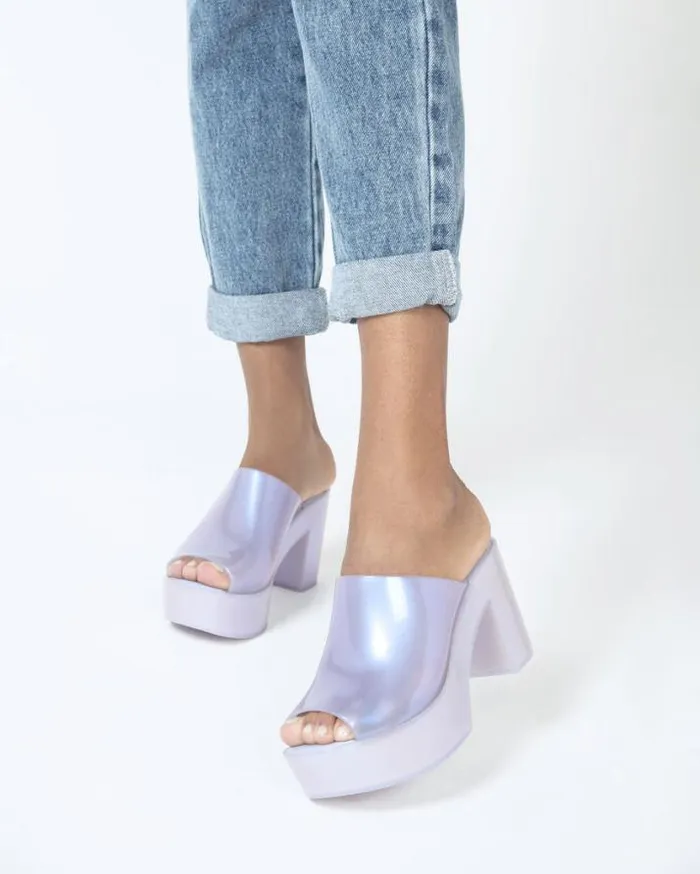 Heels Women Melissa Mule Pearly Blue