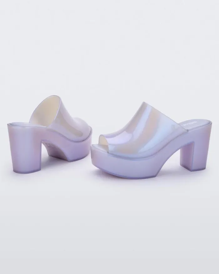 Heels Women Melissa Mule Pearly Blue
