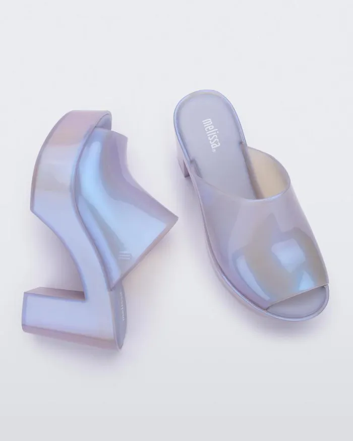 Heels Women Melissa Mule Pearly Blue