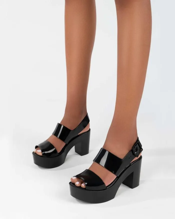 Heels Women Melissa Mule Sandal Black