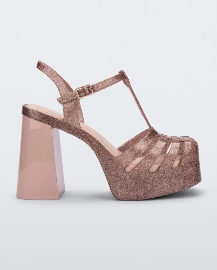 Heels Women Melissa Party Heel Pink Glitter