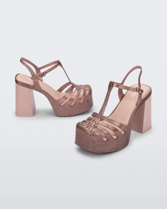 Heels Women Melissa Party Heel Pink Glitter