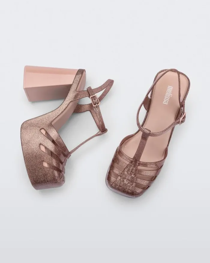Heels Women Melissa Party Heel Pink Glitter