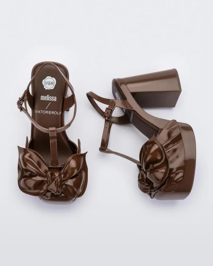 Heels Women Melissa Tie Party Heel Brown