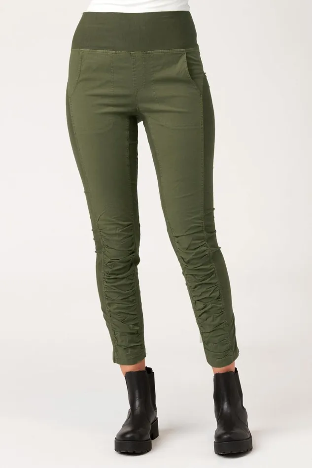 High Waist Penny Legging Olive Clothing XCVI Leggings
