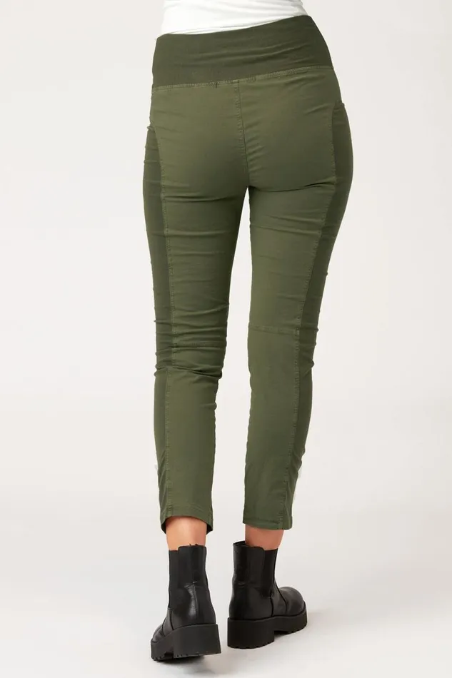 High Waist Penny Legging Olive Clothing XCVI Leggings