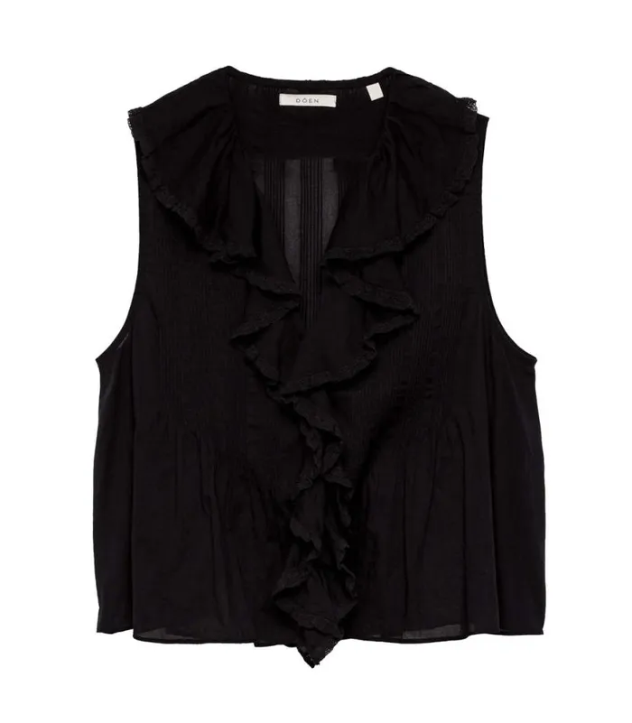 HILDA TOP Black Shop DEN Tops
