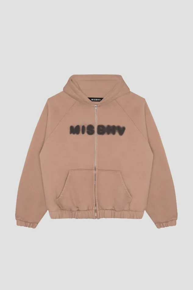 Hoodies and Sweats Men MISBHV Community Zipped Hoodie Vintage Brown
