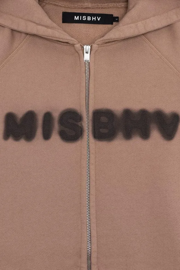 Hoodies and Sweats Men MISBHV Community Zipped Hoodie Vintage Brown