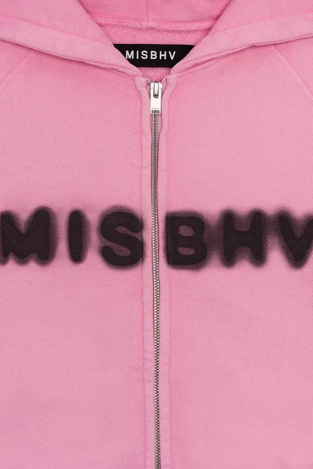 Hoodies and Sweats Men MISBHV Community Zipped Hoodie Vintage Pink