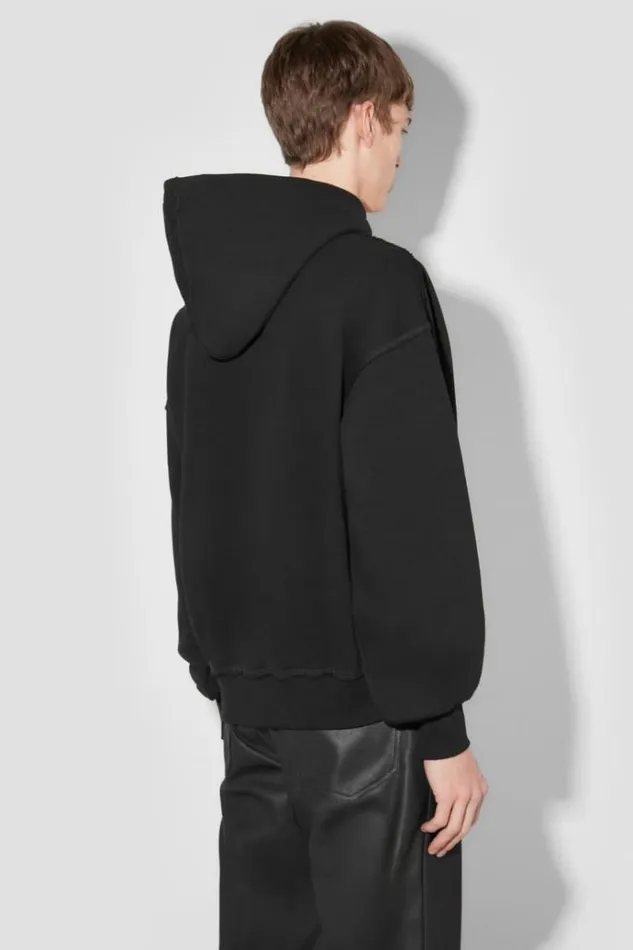 Hoodies and Sweats Men MISBHV Pain Is Temporary Glitter Hoodie Black