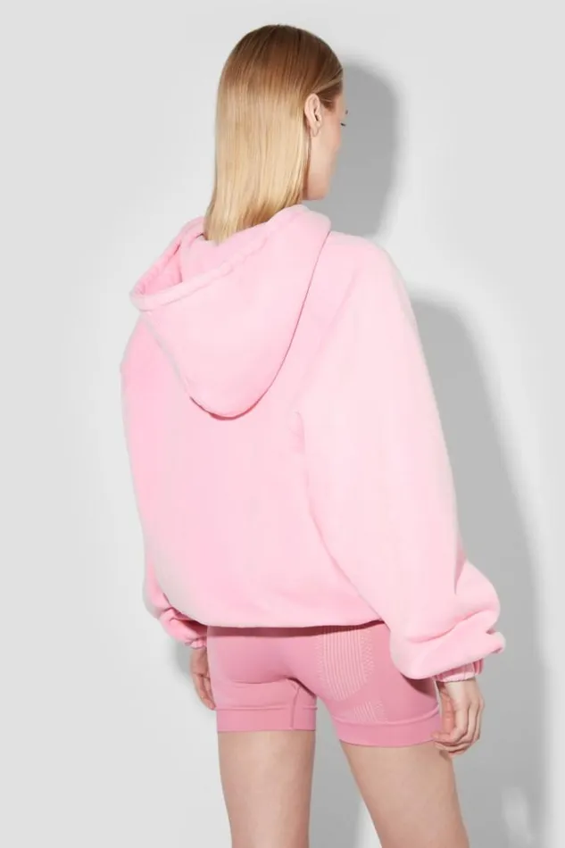 Hoodies and Sweats Women MISBHV Community Zipped Hoodie Vintage Pink