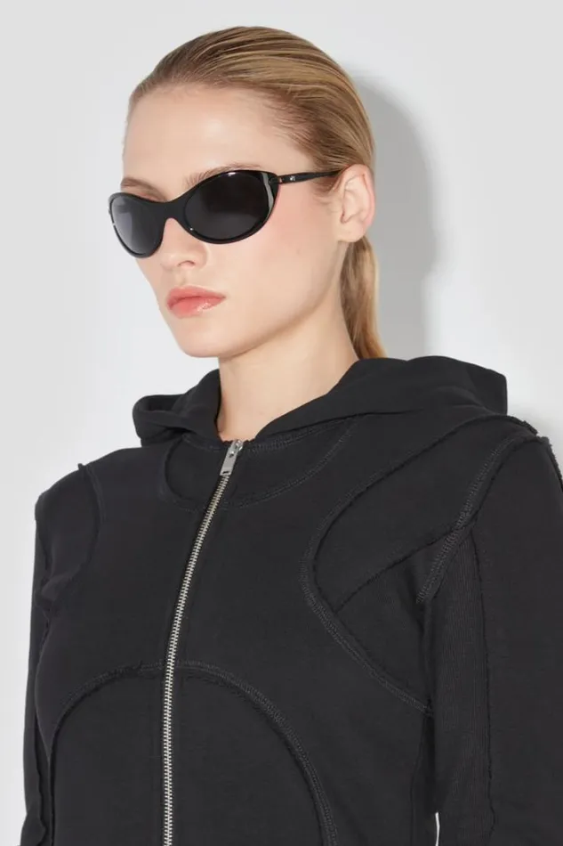 Hoodies and Sweats Women MISBHV X Hoodie Zipped Black