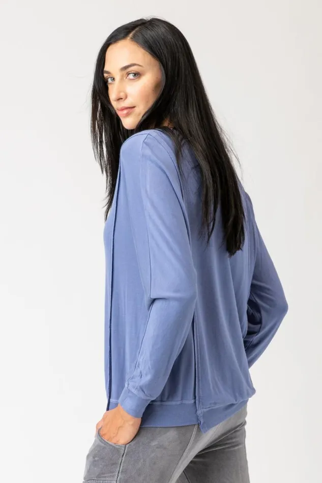 Hotah Pullover Light Cornflower Clothing XCVI Sweatshirts