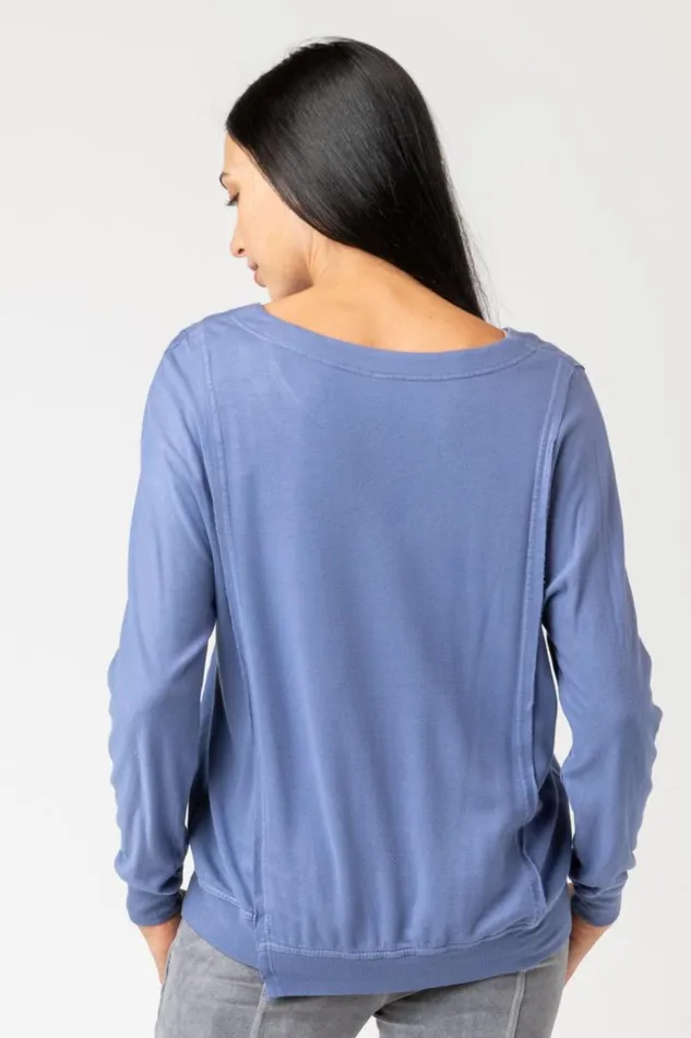 Hotah Pullover Light Cornflower Clothing XCVI Sweatshirts