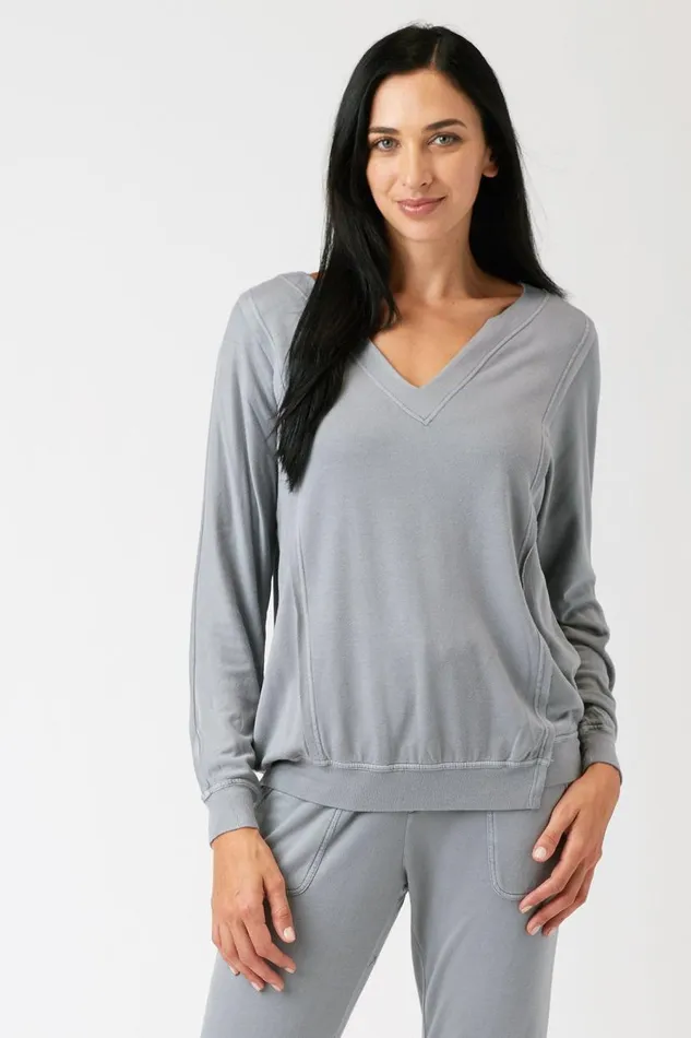 Hotah Pullover Quarry Pigment Clothing XCVI Sweatshirts