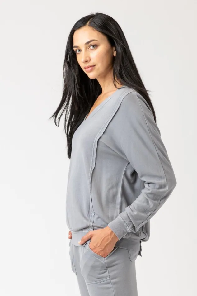 Hotah Pullover Quarry Pigment Clothing XCVI Sweatshirts