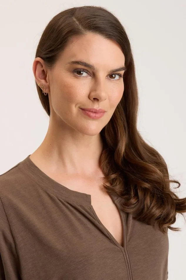 Huron Top Deep Fern Clothing XCVI ShirtsBlouses