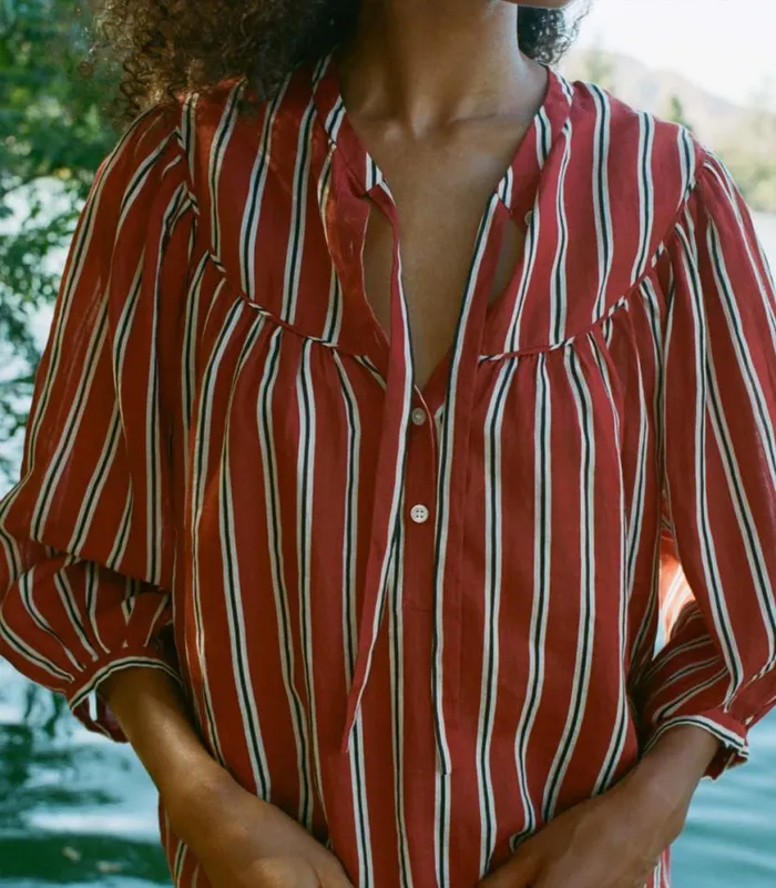 IMANI TOP Monaco Stripe Shop DEN Tops