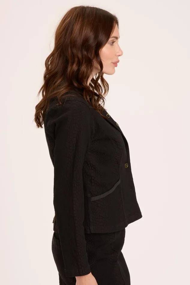 Ingelbert Blazer Black Double Dye Clothing XCVI Jackets
