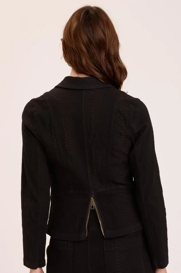 Ingelbert Blazer Black Double Dye Clothing XCVI Jackets