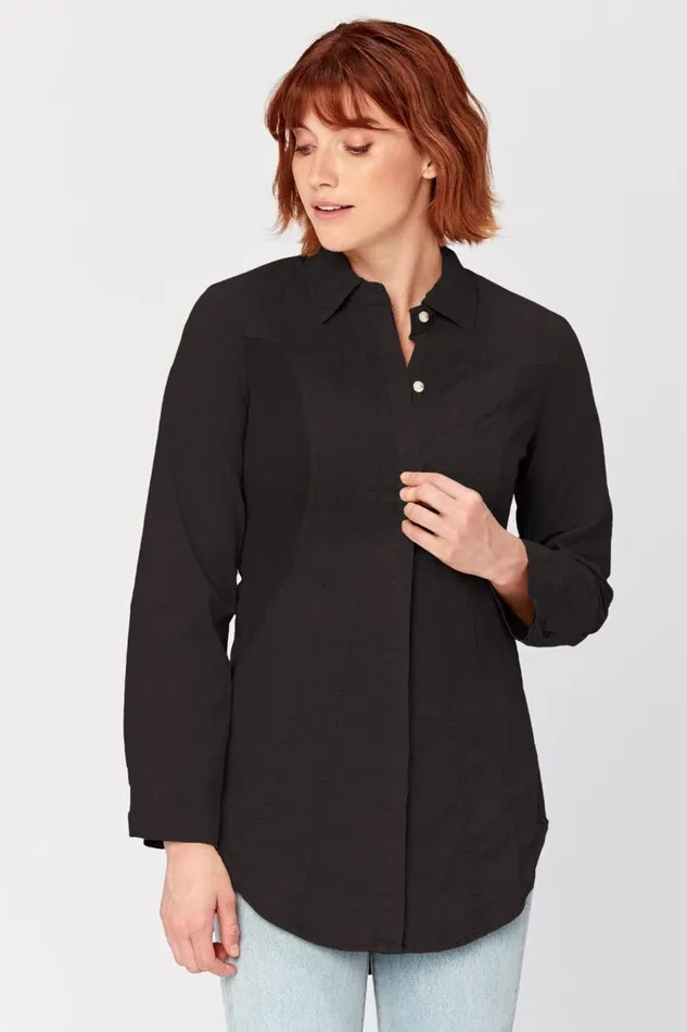 Ioan ButtonUp Black Clothing XCVI ShirtsBlouses