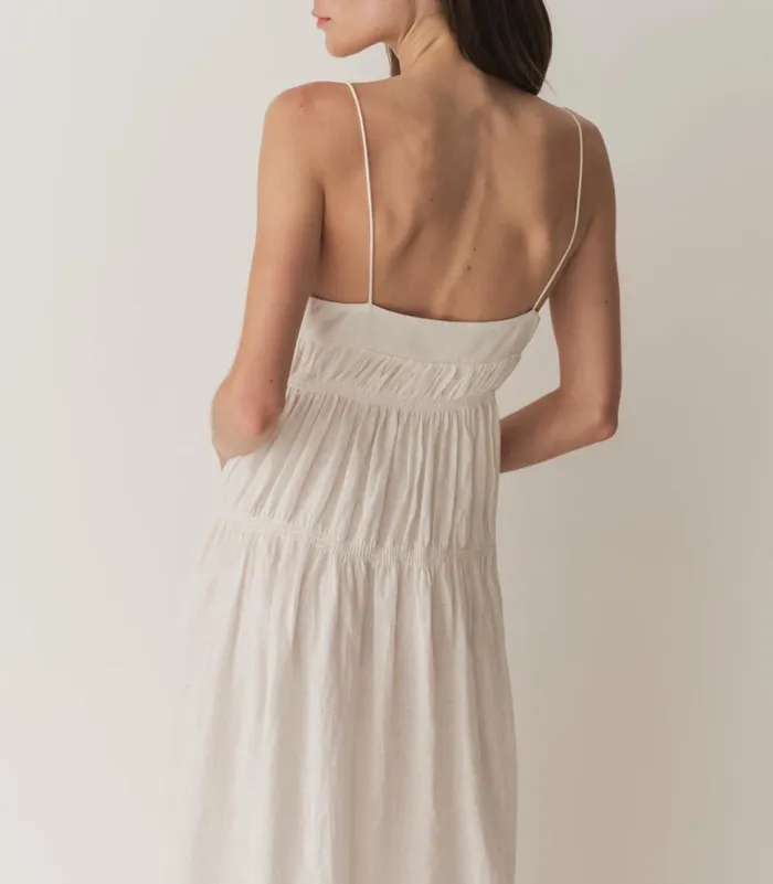 IRINA LINEN DRESS Salt Shop DEN Dresses