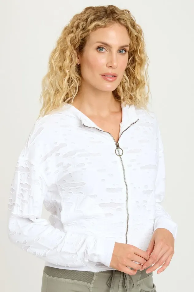Irra Jacket White Clothing XCVI Jackets