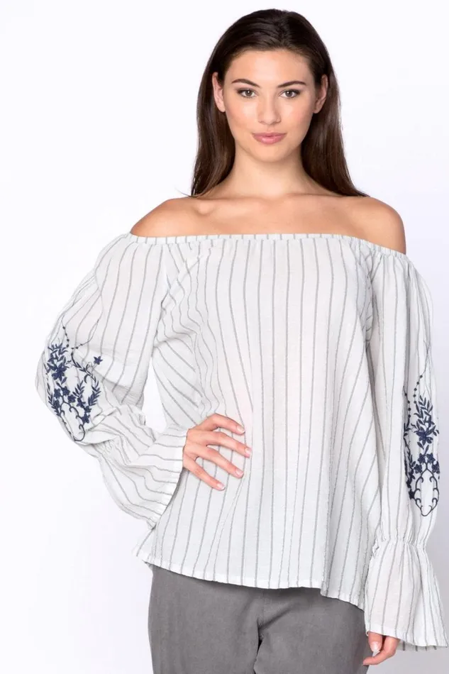 Isabel Blouse Murmur Pigment Clothing XCVI ShirtsBlouses