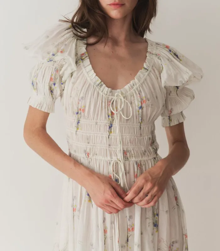 ISCHIA DRESS Painted Bouquet Shop DEN Dresses