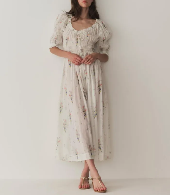 ISCHIA DRESS Painted Bouquet Shop DEN Dresses