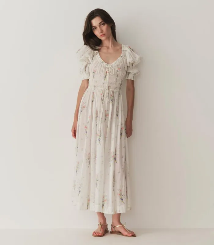 ISCHIA DRESS Painted Bouquet Shop DEN Dresses