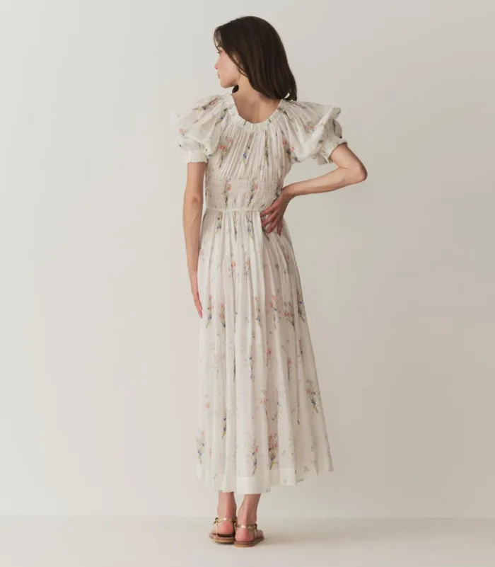 ISCHIA DRESS Painted Bouquet Shop DEN Dresses